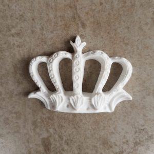 Aplique Resina Coroa P- 6 x 4.7cm -Mod 271- Ref 57406