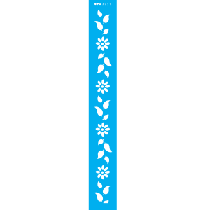Stencil OPA 3059 Flores Margaridas III – 4 x 30 cm