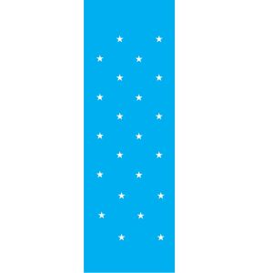 Stencil OPA 021- Estrelas Peq.- 10 x 30