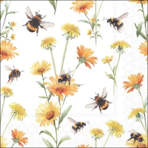 Guardanapo Decoupage Floral Abelhas Trabalhadoras 13320440