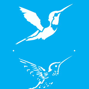 Stencil OPA 15 x 20 Ref. 2165 – Beija Flor