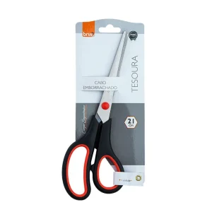 Tesoura Cabo Emborrachado 21cm BRW