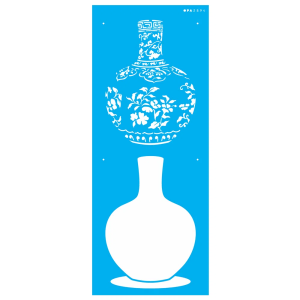 Stencil OPA 17 x 42 Ref. 2894 – Vaso Estampado III