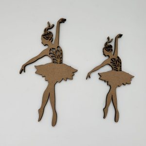 Apliques Bailarinas MDF