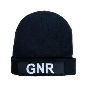 GORRO PRETO ESTAMPADO GNR