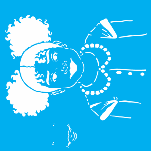 Stencil OPA 2955-Afro Menina -20 x 25