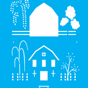 Stencil OPA 2961-Country Casa II – 20 x 25