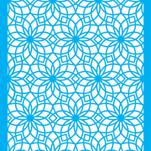 Stencil OPA 2969-Estamparia Flores Caleidoscópio I -20 x 25