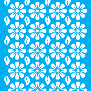 Stencil OPA 2970-Estamparia Flores Margaridas -20 x 25