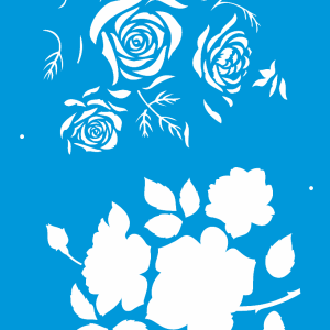Stencil OPA 2360 Flor Rosas – 20 x 25 cm