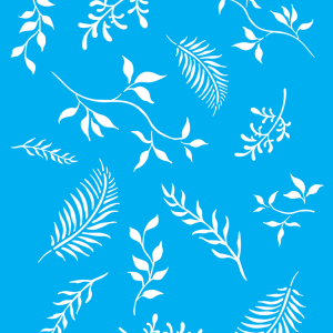Stencil OPA 2995- Folhas III-20 x 25