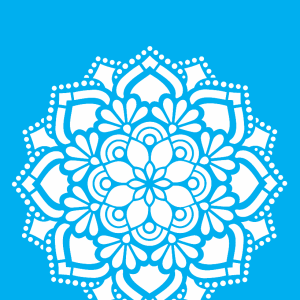 Stencil OPA 2461- Mandala Flor Renda – 20 x 25