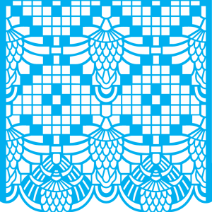 Stencil OPA 2633 Negativo Renda III – 20 x 25 cm