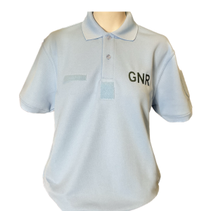 POLO BORDADO MANGA CURTA GNR AZUL BEBE