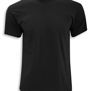 T-SHIRT PRETA 100% ALGODÃO