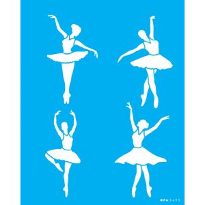 Stencil OPA 3495 Bailarinas 20 x 25