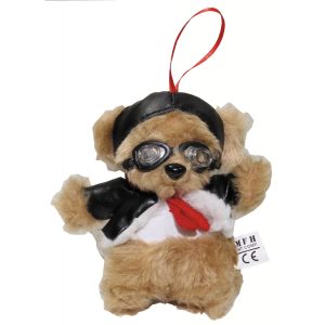 URSO PILOTO PELUCHE 14CM