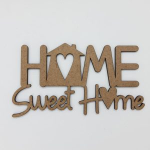 Aplique Home Sweet Home com Casinha