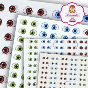 Olhos Resinados 410 Monicarts Cor: Sortido