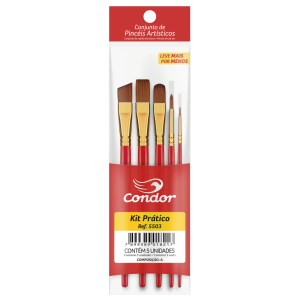Kit Pincéis Prático Ref.5503 Condor