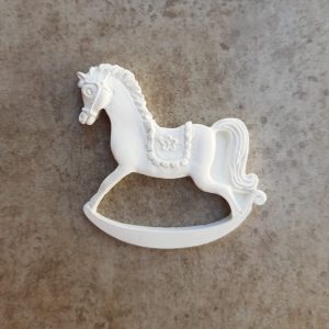 Aplique Resina Cavalo de Balanço 7 x 7 cm Ref. 297