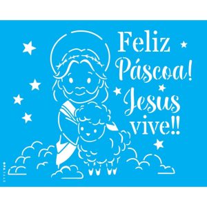 Stencil OPA 3648 Religião Páscoa 20 x 25