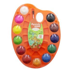 Aquarela Godê 12 pastilhas – Leo&Leo