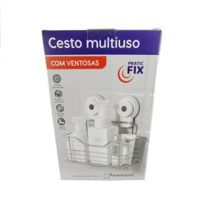 CESTO MULTIUSO COM VENTOSAS PARAMOUNT