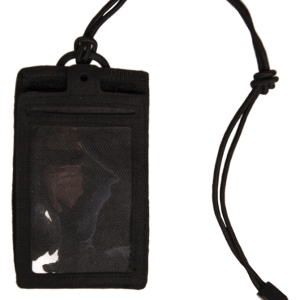 PORTA CARTÃO DE IDENTIFICAÇÃO PRETO ID CARD MIL-TEC®