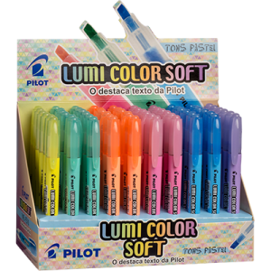 Marca Texto Lumi Color Soft cores Pastéis