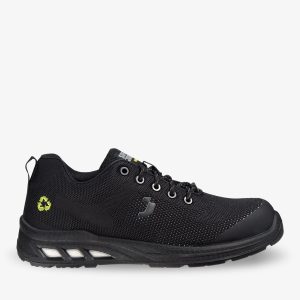 SAPATO DE SEGURANÇA/TRABALHO ECOFITZ S1P LOW PRETO SAFETY JOGGER