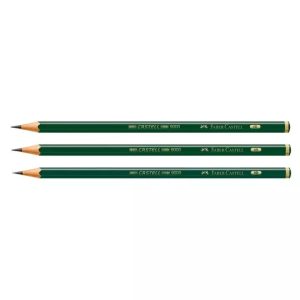 Ecolápis Grafite Faber Castell 9000 – HB, 2B, 3B, 4B, 6B e 8B