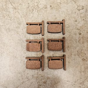 Apliques Vila Mini Plaquinhas 2cm- MDF 3mm