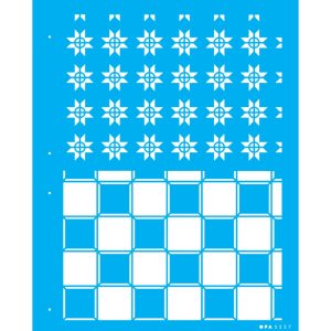 Stencil OPA 3357 Estampa Marchetaria I 20 x 25