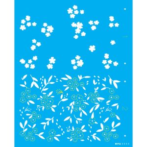 Stencil OPA 3355 Estamparia Flores II 20 x 25