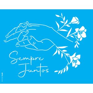 Stencil OPA Amor – Sempre Juntos 3434 20 x 25