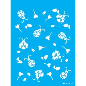 Stencil OPA3467 Estamparia Joaninhas 15 x 20