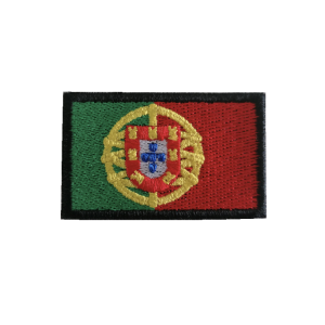 BANDEIRA DE PORTUGAL BORDADA 5×3,5CM