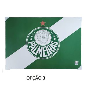 QUADRO DE METAL 30X40CM PALMEIRAS ALLMIX