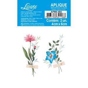 Aplique em Papel e MDF- APM4-484 Coleção Flores do Campo