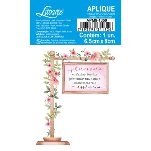 Aplique em Papel e MDF- APM8-1350 Coleção Flores do Campo