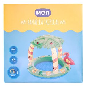 BANHEIRA INFL?VEL TROPICAL 45L MOR