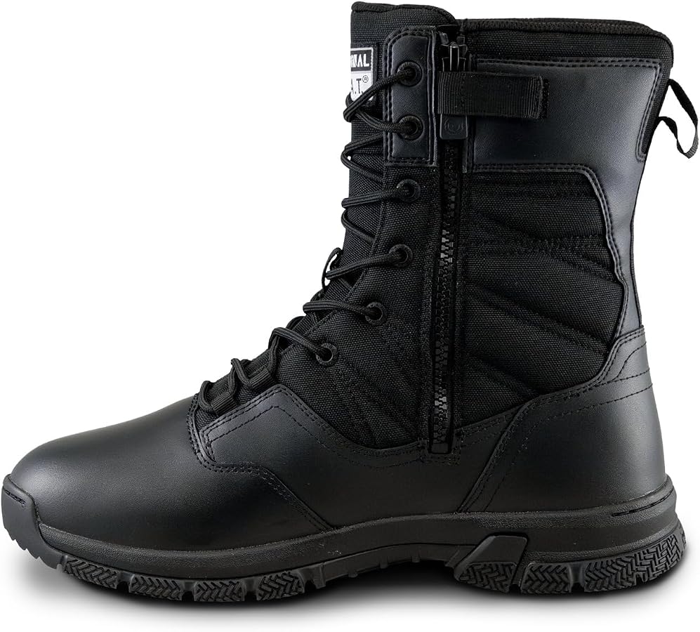 BOTA TÁTICA PROTEC 8″ SZ/COM FECHO LATERAL POLISHABLE TOE ORIGINAL SWAT - Image 3