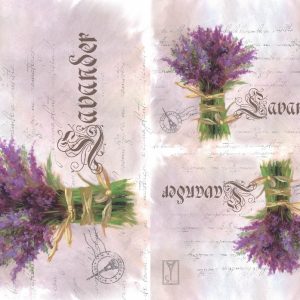 Papel Decoupage OPAPEL REf. 2378 -Flor Lavanda