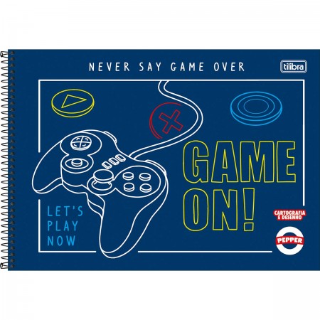 Caderno Desenho Cartografia CD Pepper Masculino 80 Fls Tilibra - Image 3