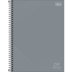 Caderno Espiral Capa Dura Universitário Quadriculado 7x7mm Zip 96 Folhas Tilibra