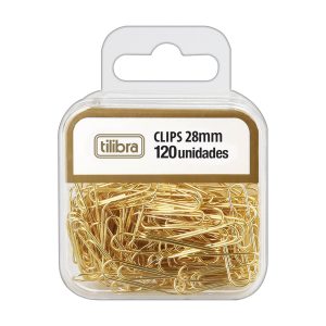Clips 28mm Dourado Tilibra Ref. 61928