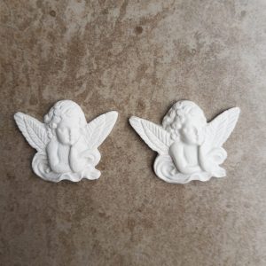Aplique Resina Anjo mini 3 x 4,5 cm – Ref. 172