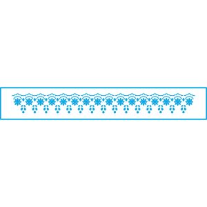 Stencil Litoarte Barra STB-002 Renda