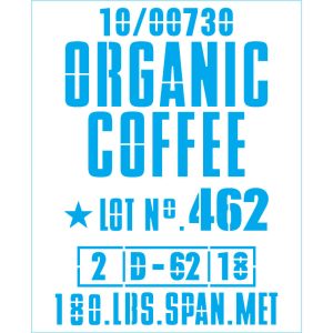 Stencil Litoarte STM-791 Organic Coffe 17 x 21cm